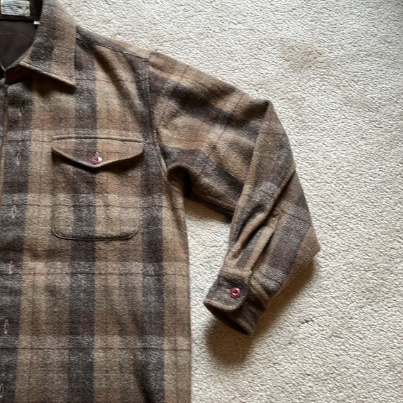 Vintage Northern Spirit Button Down Wool Blend Plaid Shirt - Picture 3 of 12